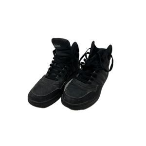 Adidas Hoops 3.0 Black Lace Up High Top Shoes Mens 11.5